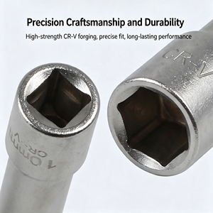 Clé à douille métrique extra longue HTL Professional CR-V 3/8 pouce, 10 mm x 119 mm, outil de réparation automobile pour Benz W204 W212 W221 - Product Image 3