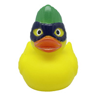 Regalo festivo de Mardi Gras: Juguetes de baño chirriantes de patitos surtidos para bañera, para niños pequeños, para la Día de la Grasa y para la Ducha, en paquete a granel