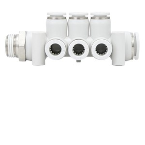 Conector Neumático de Conexión Rápida KM14 04 06 08 10 12 02S 03S 04S Válvula Divisora Multipuerto - Product Image 2
