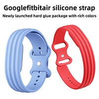 Bracelet de remplacement en silicone Trendybay, respirant avec canaux d'air, sangle de sport avec boucle papillon pour Google Fitbit Air Fitness
