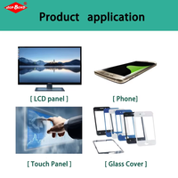 Colle UV pour écran LCD, scellant pour bordure d'écran à cristaux liquides, monocomposant, faible rétrécissement, résistant aux cycles thermiques, durcissement rapide par UV