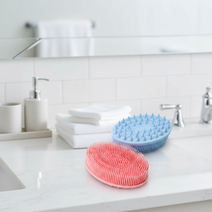 <span class=keywords><strong>Brosse</strong></span> de Douche en Silicone Doux à Double Face de Haute Qualité, Écologique, <span class=keywords><strong>pour</strong></span> le Corps, le Bain, l'Exfoliation et le Massage - Product Image 1