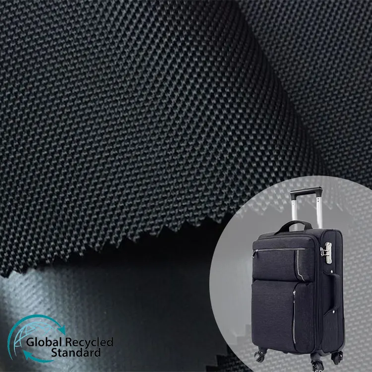 Alta qualidade 420d 600d 1000d nylon oxford bagagem tecido pu revestido à prova d' água 210d pvc impresso reciclar tecido oxford