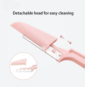 Juego de 3 Herramientas de Dermaplaning, Depiladora de Cejas Plegable, Removedor de Vello Facial, Cuchilla para Dar Forma a las Cejas - Product Image 3