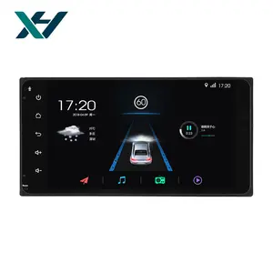Pemutar Multimedia mobil Universal, 2GB + 16GB Stereo mobil 7 inci dengan Wifi Tablet sentuh untuk Toyota Corolla Auris Vios