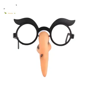 Costume Halloween and Birthday Funky Trick Party Props With Nose Glasses