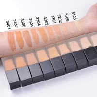 Maquillage de marque privée, sans Logo, Original, Super foncé, couleur reste la peau éclatante, couverture complète, fond de teint liquide mat imperméable