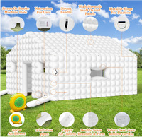 Tente de fête géante gonflable pour discothèque 20x16.8x12FT, grand chapiteau gonflable pour événements avec souffleur pour mariages et entreprises de location