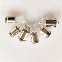 Ampoule LED miniature à bride T1 3/4 de 0,3W, ampoule LED à rainure miniature 12V-28V 387PA, lampe indicatrice miniature LED pour Airbus ou Boeing