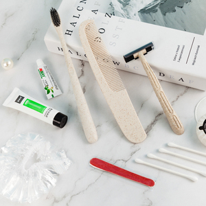Kit Dental Desechable de Plástico para Hotel con Cepillo de Dientes, Pasta Dental y Pantuflas para Afeitar - Product Image 2