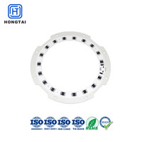 Module LED rond en aluminium pour miroir de courtoisie, salle de bain, coiffeuse, salon de beauté, barbier, luminaire