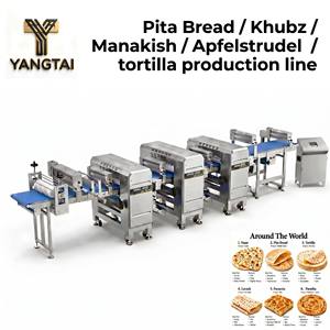 Linea di Produzione Completamente Automatica per Pizza e Pane Piatto: Formatrice, Forno e Confezionatrice - Soluzione Chiavi in Mano per la Lavorazione Industriale Alimentare - Product Image 2