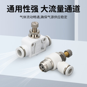 Válvula de Control de Gas de Conexión Rápida Roscada de 6mm SL4 M5 de Una Vía para Sistema Neumático - Product Image 3