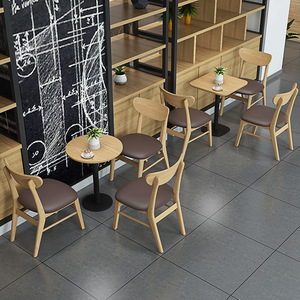 Vendita diretta in fabbrica prezzo a buon mercato di buona qualità pannello di particelle in legno ristorante da pranzo set <span class=keywords><strong>tavolo</strong></span> da pranzo in legno con sedia a posto - Product Image 2