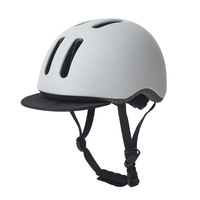 Casque de vélo de luxe décontracté pour adultes, léger, respirant, résistant à l'eau, unisexe, design moulé monobloc