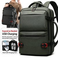 Sac à dos de loisirs transfrontalier, sac à dos de voyage d'affaires pour homme, sac à dos pour étudiant, sac à dos pour ordinateur de grande capacité