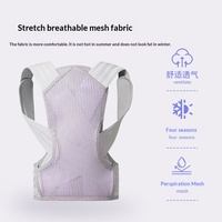 Ceinture Correctrice de Posture pour Étudiants avec Support en Acier, en Polyester Respirant pour la Stabilisation du Dos des Enfants, Personnalisable