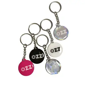 13.56Mhz Google Review NFC Epoxy Keychain Key Tag Programmable Google Reviews NFC Keychain