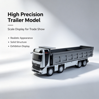Modèle d'affichage de camion benne autonome pour salle d'exposition d'entreprise et salon professionnel international