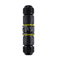 Prise d'alimentation industrielle étanche IP68, connecteur en nylon, cuivre mâle-femelle, 24A 450VAC, 2-3 broches, sans vis, pour système d'énergie solaire, ignifuge