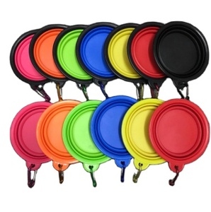 Tigela Dobrável de Silicone Personalizada com Logotipo para Cães, Tigela Portátil para Viagem, Tigela Dobrável para Animais de Estimação - Product Image 4