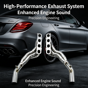 Collecteurs d'échappement en acier inoxydable pour Mercedes C63 AMG, accessoires de mise à niveau du système d'échappement du moteur - Product Image 3