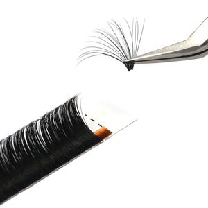 A-RIX para Extensiones de Pestañas de Rápida Aplicación, Negras/Marrones, Veganas, Hechas a Mano, con Efecto Pluma, de Fácil Abanico, con Bandejas de Alambre - Product Image 4