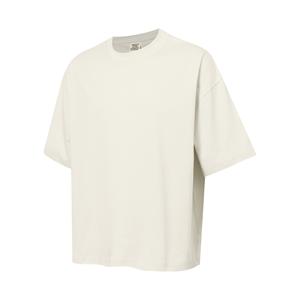 Camiseta de Alta Calidad para Hombre, Corte Holgado, Personalizada con Bordado en Relieve, de Poliéster/Algodón, Estilo Casual, Talla Grande, con Logotipos Personalizados - Product Image 2