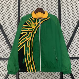 23 24 futbol çift taraflı rüzgarlık özel futbol forması jamaika ev kulübü Fan sürümü futbol forması - Product Image 6