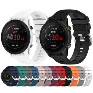 <span class=keywords><strong>Correa</strong></span> de Reloj de Silicona de 18mm 20mm 22mm, Resistente al Sudor, de Liberación Rápida, para <span class=keywords><strong>Garmin</strong></span> Forerunner 245 255 265 <span class=keywords><strong>645</strong></span> Vivoactive5, <span class=keywords><strong>Correa</strong></span> de Repuesto - Product Image 2