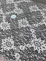 Desain Bordir Renda Chantilly Prancis Motif Bunga Terbaru Berkualitas Tinggi untuk Gaun Pengantin