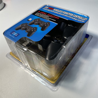 Manette de jeu sans fil double 2,4 G avec joystick à double vibration pour TV, ordinateur et console de jeu - Compatible Android