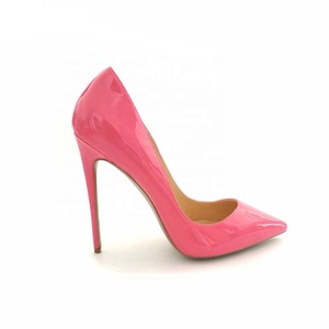 Wholesale New Pointed Toe Pink High <b>Heels</b> <b>Red</b> Bottom Pumps Women's Stiletto <b>Shoes</b> 8CM 10CM 12CM for Party Club - Product Image 5