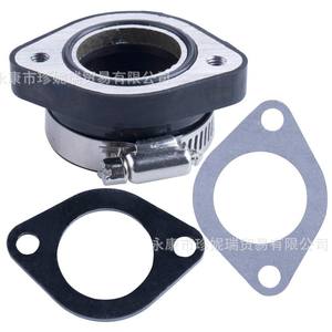 Connecteur de collecteur d'admission Vm24, joint en caoutchouc de 28mm, trois trous pour la réparation du système de carburant de moto - Product Image 5