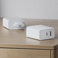 Chargeur Super Rapide SENGGOOG 65W de Haute Qualité UE avec Prise UE et Câble Type C 6A pour Chargeur Turbo 45W Double Port