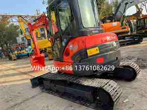 Promotion Mini-Excavatrice Diesel sur Remorque, Modèle Rétro Kubota U55 Chine 5.57 Tonnes - Product Image 5