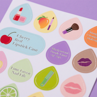 Benutzer definierte OEM Cute Style Sticker Sheet für Journal ing Planer Scrap books Verpackung und hand gefertigte Geschenke