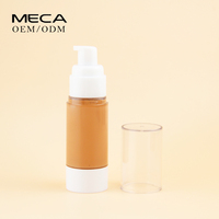 Fond de teint correcteur liquide professionnel, crème de visage matte à couverture complète, waterproof, couleur blanche