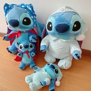 Almohada de Peluche Grande de Stitch en Pijama y Gorro de Dormir - Adorable Muñeco de Peluche de <span class=keywords><strong>Lilo</strong></span> & Stitch, Compañero de Cama Grande y Abrazable - Product Image 1