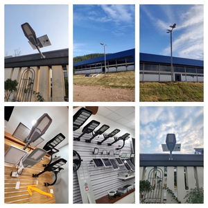 ไฟถนนโซลาร์เซลล์ 100W 200W 300W 400W กันน้ำ IP67 สำหรับภายนอกอาคาร - Product Image 4