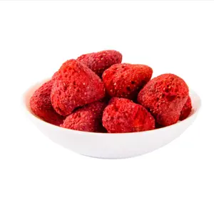 GUOWAN Healthy Food 100% Natural Crispy Strawberry Sweet Freeze Dried Strawberry