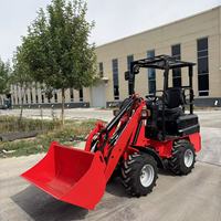 Mini Wheel Loader dengan Lampiran Backhoe Dijual, Backhoe Loader Kecil Dijual