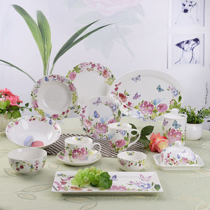 47 unids o 72 unids vajilla de cerámica de China de hueso de <span class=keywords><strong>la</strong></span> cena para el hogar <span class=keywords><strong>restaurante</strong></span> y Hotel - Product Image 5