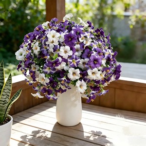 Fleurs artificielles en eucalyptus Jinhe, en soie, pour décoration extérieure de mariage, 7 branches, décoration d'automne pour la maison - Product Image 1