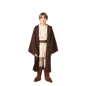 Traje de <span class=keywords><strong>Star</strong></span> <span class=keywords><strong>Wars</strong></span> para niños <span class=keywords><strong>OBI</strong></span> <span class=keywords><strong>Wan</strong></span> Kenobi Jedi Warrior Storm Troopers para Halloween de Black Soldiers - Product Image 2