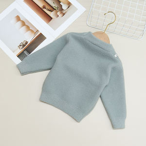 Vente en gros de chandails en tricot pour garçons avec petit chien brodé de motifs mignons et <span class=keywords><strong>doux</strong></span> pour chiot - Product Image 6