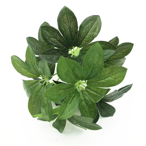 Plantes Artificielles 30cm Branches de Feuilles de Schefflera Artificielles Fabrication de Fausses Plantes pour la Décoration d'Intérieur <span class=keywords><strong>et</strong></span> de <span class=keywords><strong>Jardin</strong></span> - Product Image 4