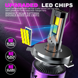 Decodificador insignia en Stock CSP3570 para Toyota 300W 50000Lm H4 H7 9005 luces Led de coche IP68 6500K Super brillante 2Y de garantía - Product Image 4
