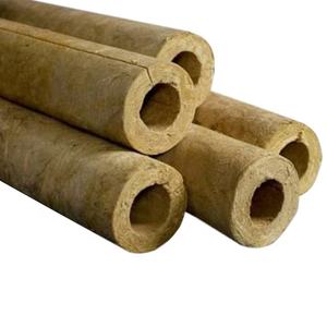 Isoding di alta qualità tubo di vapore isolamento tubo di roccia di lana isolante per tubi di vapore canne fumarie - Product Image 1