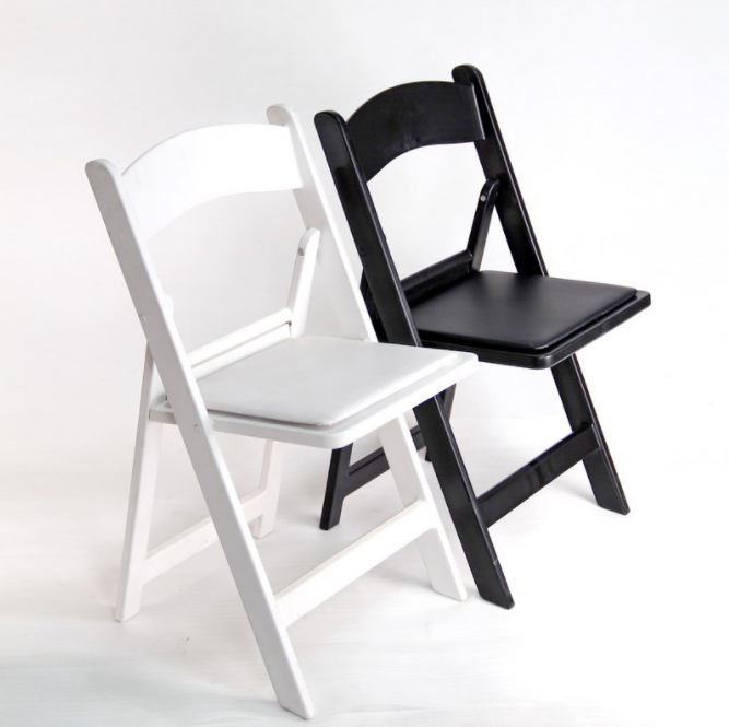 Wimbledon America наружные белые мягкие полимерные складные свадебные стулья для мероприятий